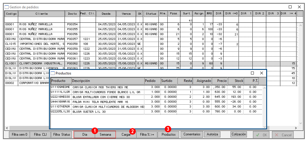 F1294 - Ver la trazabilidad de mis pedidos de clientes