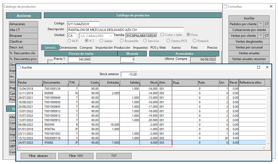 Interfaz con sistemas WMS – Proscai