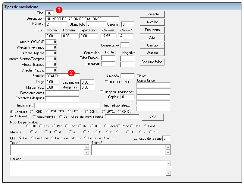 Control De Embarques Proscai 4752