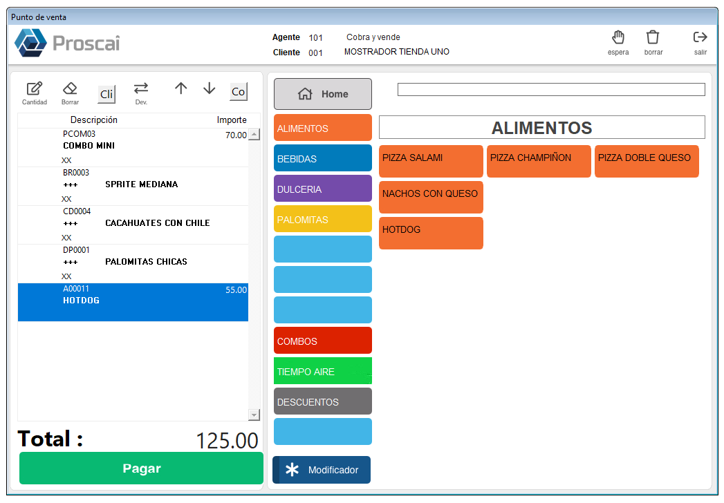 Administrador de ofertas simplificadas – Proscai