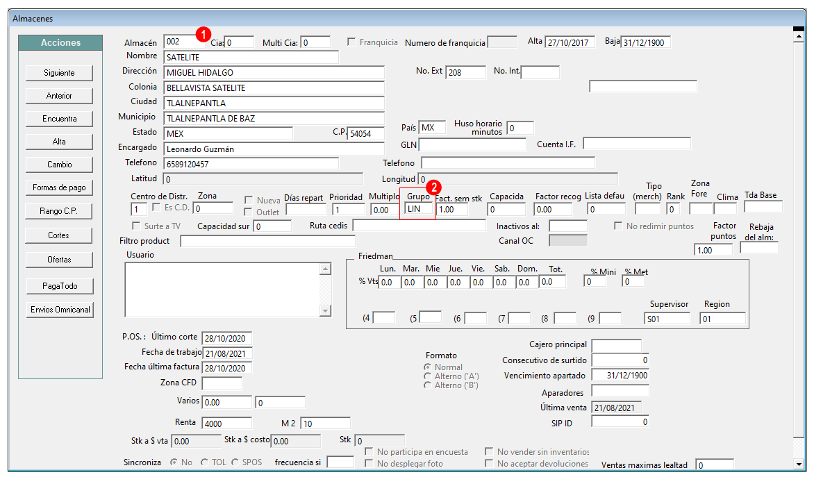 Administrador de ofertas simplificadas – Proscai